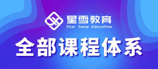 星雪教育淘系高级班,更全的运营提升方案,零基础由浅入深,店铺最新玩法-第一资源库