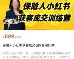 保险人小红书获客成交训练营,0基础高效玩转小红书,可复制的获客成交之路-第一资源库