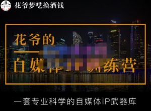 花爷的自媒体IP训练营【14期】,一套专业科学的自媒体IP武器库(更新2023年3月)-第一资源库