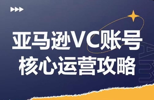 亚马逊VC账号核心玩法解析，实战经验拆解产品模块运营技巧，提升店铺GMV，有效提升运营利润-第一资源库