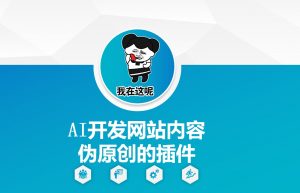 AI开发网站内容伪原创的插件，从零开始手把手教学-第一资源库
